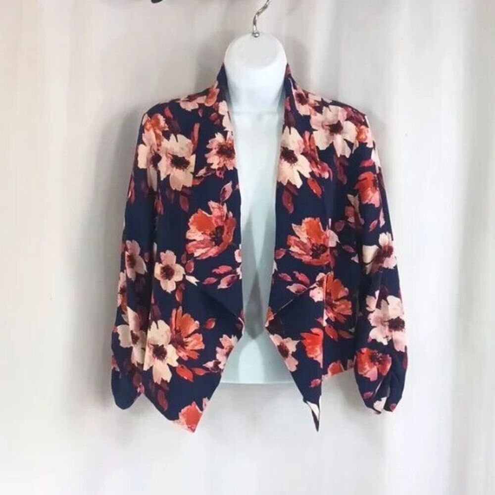 IRIS Los Angeles cardigan women's size medium floral *